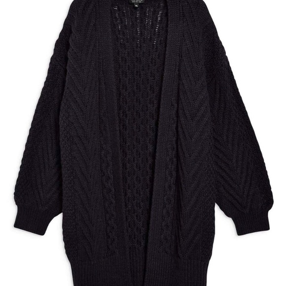 Topshop navy cardigan - Picture 3 of 10